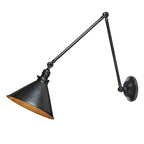 Elstead Provence 1 Light Adjustable Pendant/Wall Light in Old Bronze