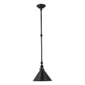 Elstead Provence 1 Light Adjustable Pendant/Wall Light in Old Bronze
