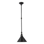 Elstead Provence 1 Light Adjustable Pendant/Wall Light in Old Bronze