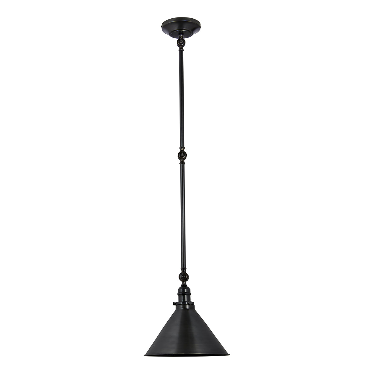 Elstead Provence 1 Light Adjustable Pendant/Wall Light in Old Bronze