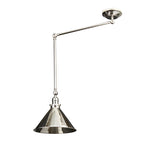 Elstead Provence 1 Light Adjustable Pendant/Wall Light in Polished Nickel