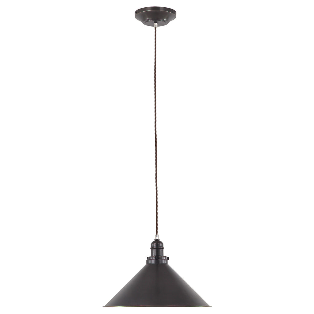 Elstead Provence 1 Light Pendant Light in Old Bronze