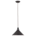 Elstead Provence 1 Light Pendant Light in Old Bronze