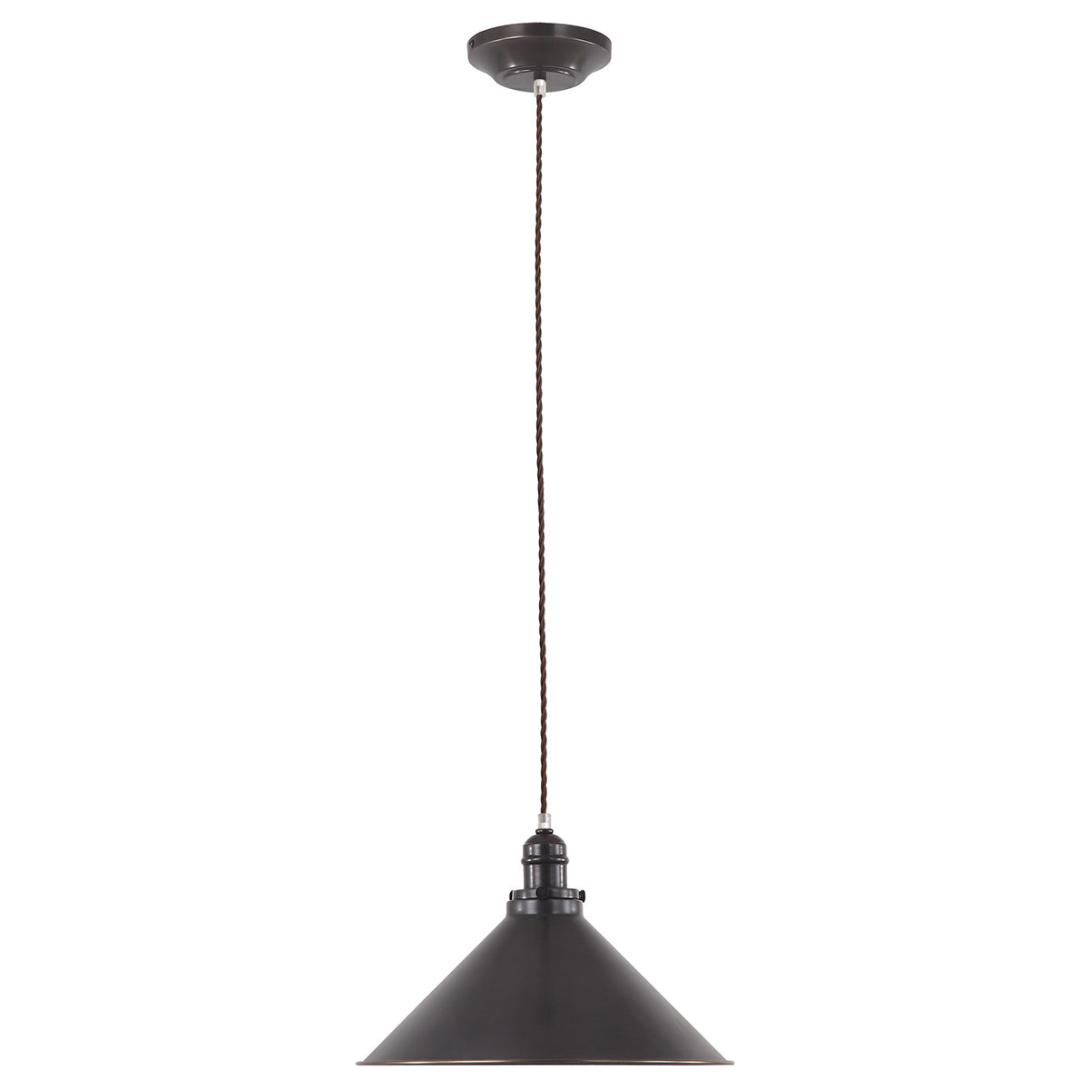 Elstead Provence 1 Light Pendant Light in Old Bronze