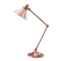 Elstead Provence Desk Lamp in Polished Copper
