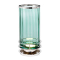 Quintiesse Arno Table Lamp Polished Nickel Green