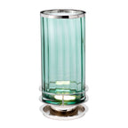 Quintiesse Arno Table Lamp Polished Nickel Green