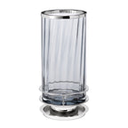 Quintiesse Arno Table Lamp Polished Nickel Smoked Glassware