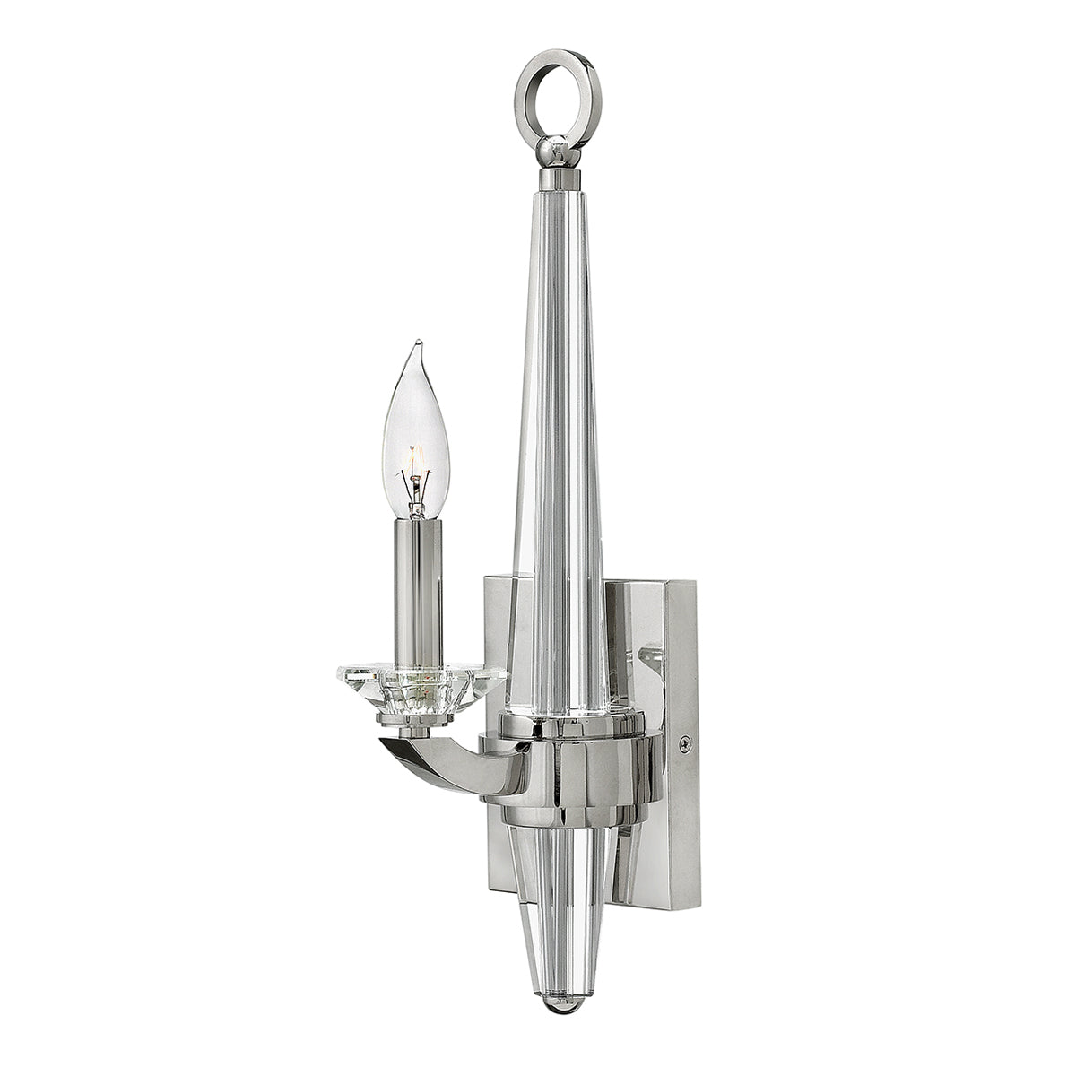 Quintiesse Ascher Wall Light Polished Nickel
