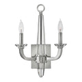 Quintiesse Ascher 2 Light Wall Light Polished Nickel
