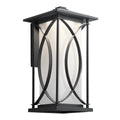 Quintiesse Ashbern Large Wall Lantern Textured Black