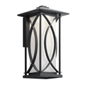 Quintiesse Ashbern Medium Wall Lantern Textured Black