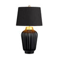 Quintiesse Bexley Table Lamp Black Brushed Brass