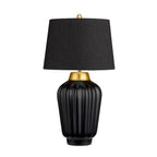 Quintiesse Bexley Table Lamp Black Brushed Brass