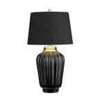 Quintiesse Bexley Table Lamp Black Polished Nickel