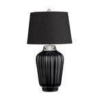 Quintiesse Bexley Table Lamp Black Polished Nickel