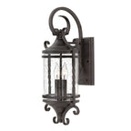 Hinkley Casa 2 Light Wall Lantern in Olde Black