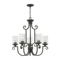 Hinkley Casa 5 Light Chandelier in Olde Black