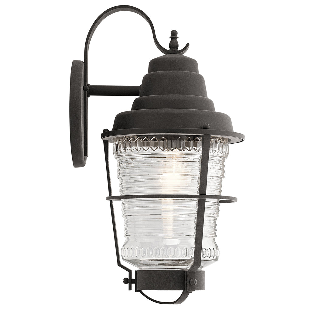 Quintiesse Chance Harbor Large Wall Lantern Weathered Zinc