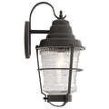 Quintiesse Chance Harbor Large Wall Lantern Weathered Zinc
