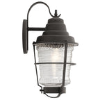 Quintiesse Chance Harbor Large Wall Lantern Weathered Zinc