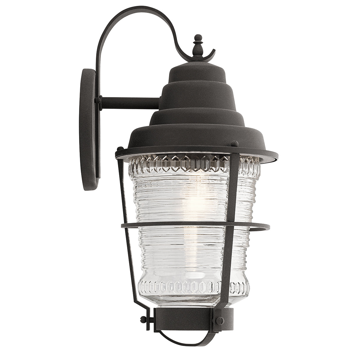 Quintiesse Chance Harbor Large Wall Lantern Weathered Zinc