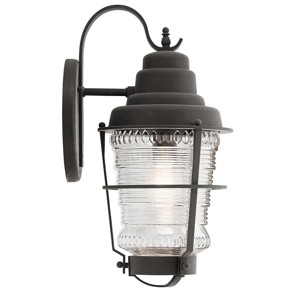 Quintiesse Chance Harbor Medium Wall Lantern Weathered Zinc