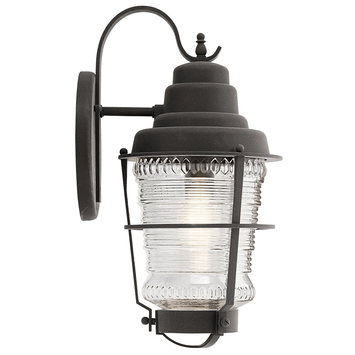 Quintiesse Chance Harbor Medium Wall Lantern Weathered Zinc
