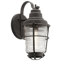 Quintiesse Chance Harbor Medium Wall Lantern Weathered Zinc