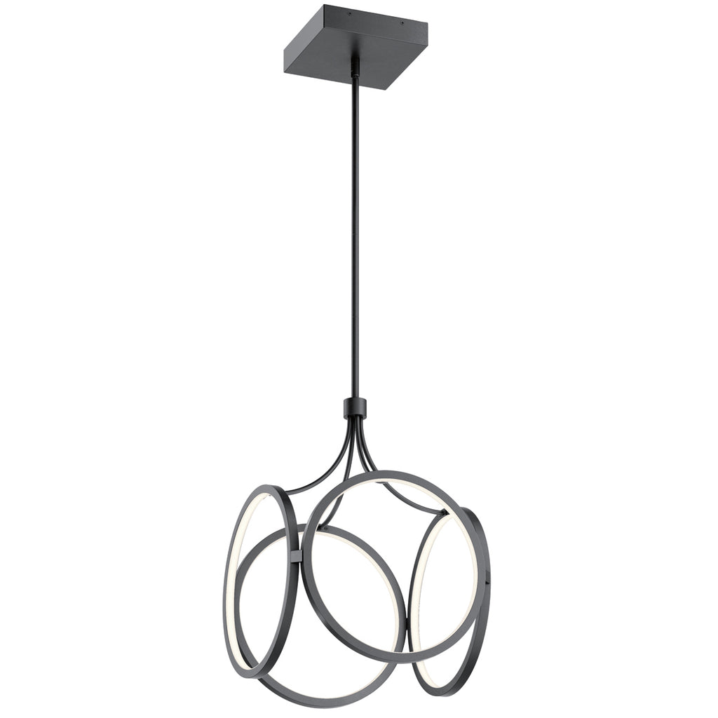 Quintiesse Ciri LED Pendant  in Matte Black