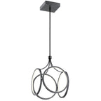Quintiesse Ciri LED Pendant  in Matte Black