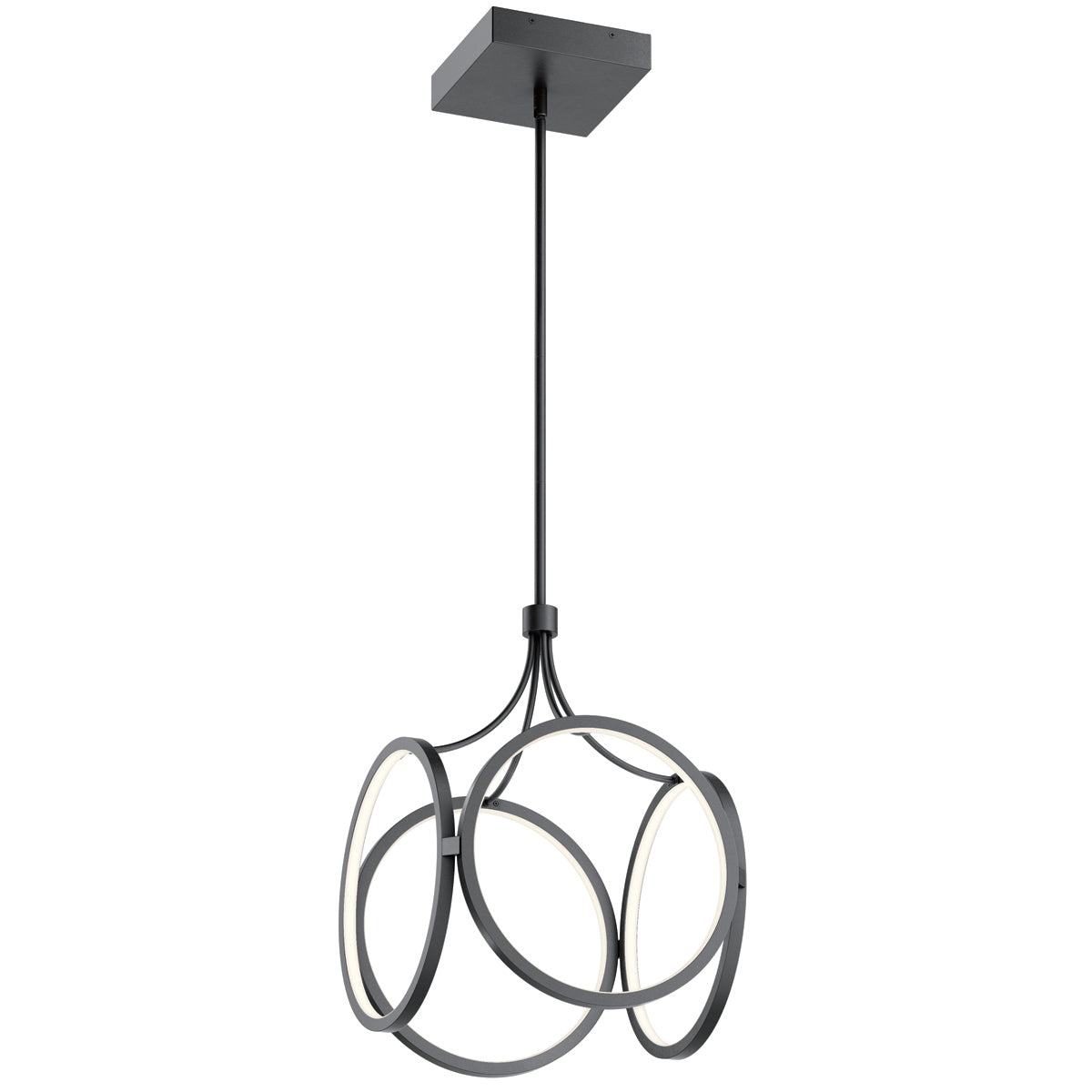 Quintiesse Ciri LED Pendant  in Matte Black