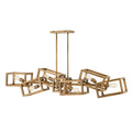 Quintiesse Ensemble 6 Light Bar Pendant Light Brushed Bronze