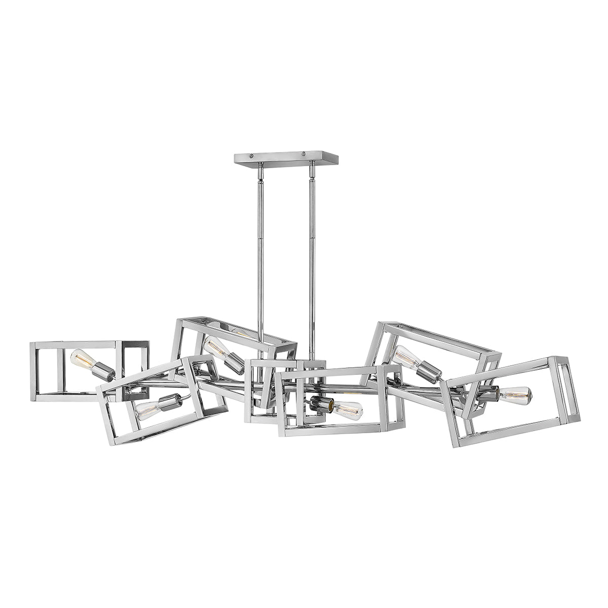 Quintiesse Ensemble 6 Light Bar Pendant Light Polished Nickel