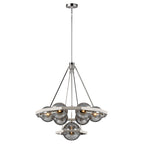 Quintiesse Harper 7 Light Chandelier Polished Nickel