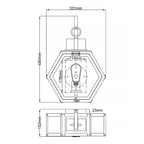 Quintiesse Heath Outdoor Medium Wall Lantern in Burnished Bronze