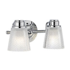 Quintiesse Hudson 2 Light Wall Light Polished Chrome