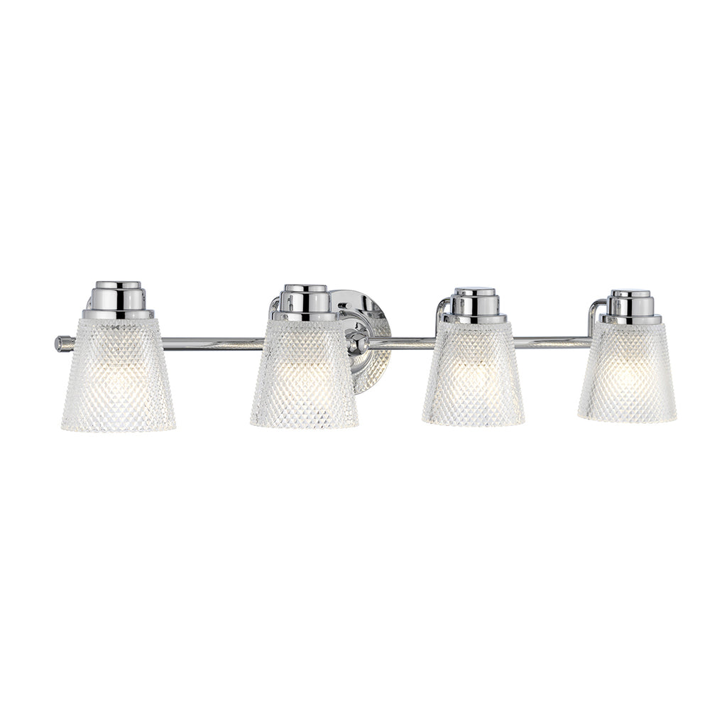 Quintiesse Hudson 4 Light Wall Bracket Polished Chrome