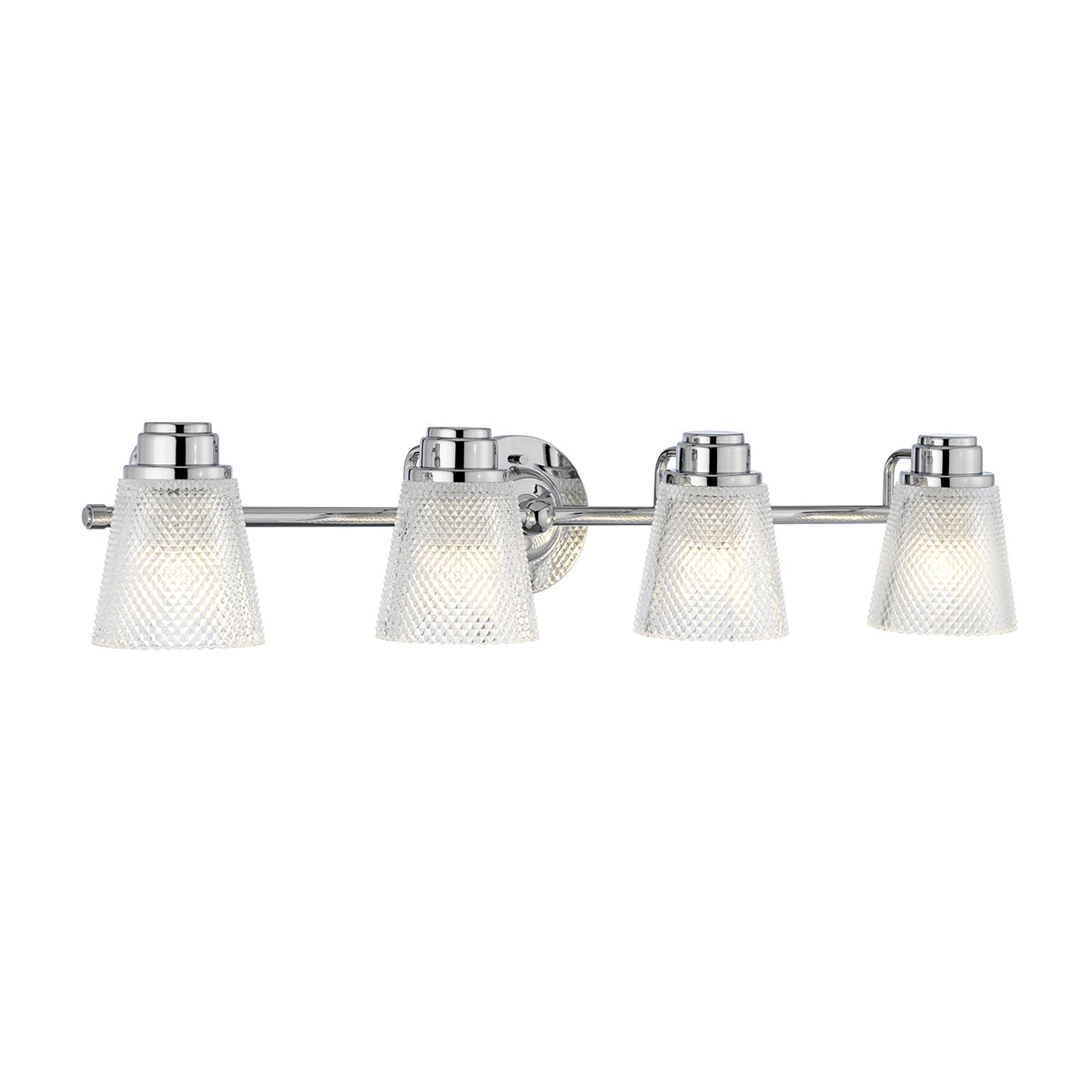 Quintiesse Hudson 4 Light Wall Bracket Polished Chrome