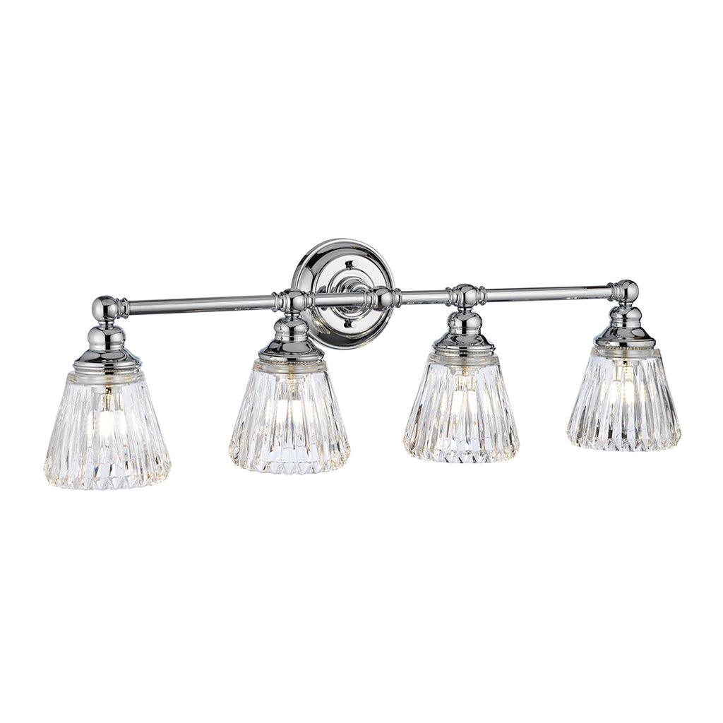 Quintiesse Keynes 4 Light Wall Light Polished Chrome