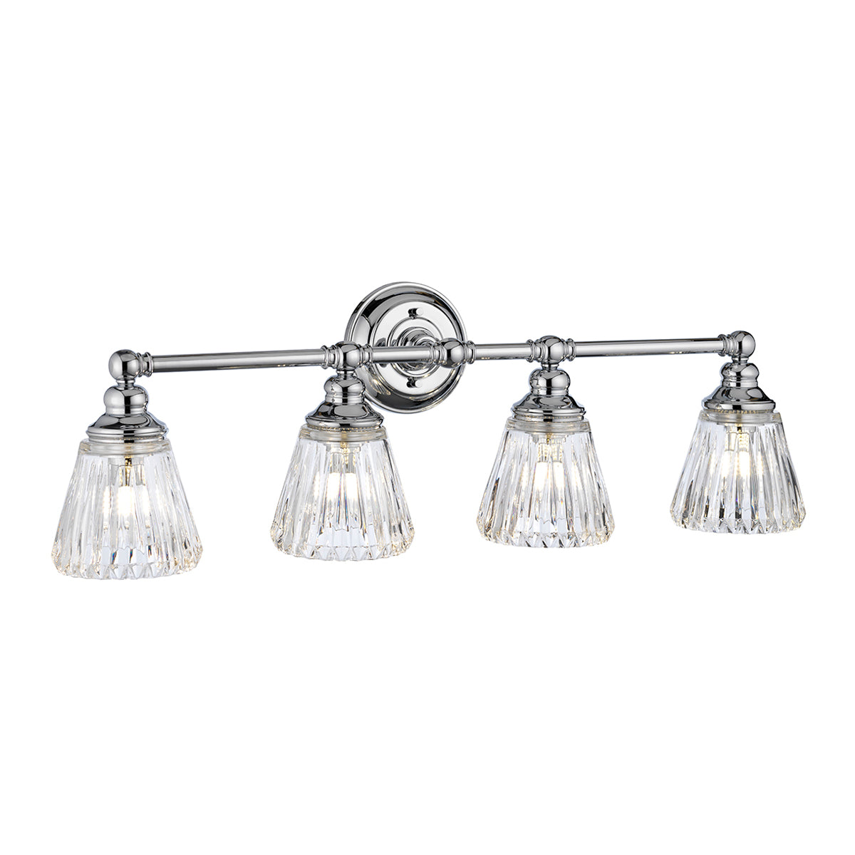 Quintiesse Keynes 4 Light Wall Light Polished Chrome