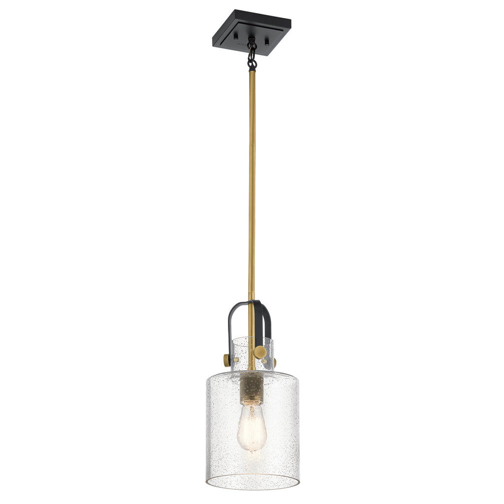Quintiesse Kitner Pendant  in Natural Brass