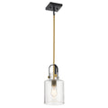 Quintiesse Kitner Pendant  in Natural Brass