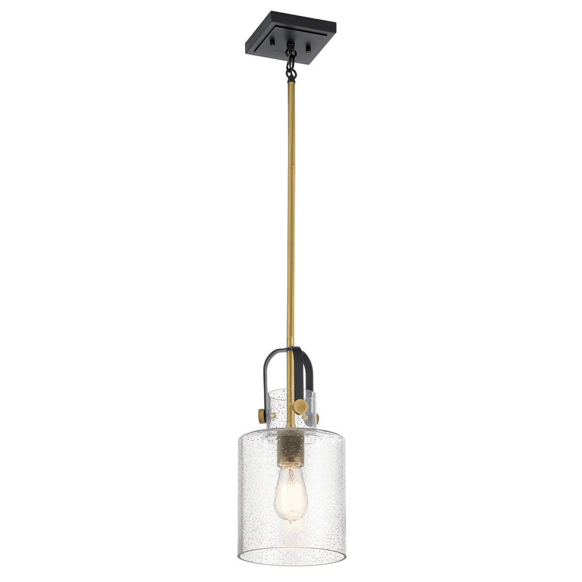 Quintiesse Kitner Pendant  in Natural Brass
