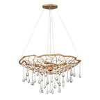 Quintiesse Laguna 4 Light Pendant Light Burnished Gold