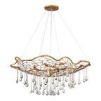 Quintiesse Laguna 6 Light Pendant Light Burnished Gold