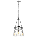 Quintiesse Loras 3 Light Chandelier Chrome