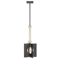Quintiesse Ludlow 1 Light Pendant Light Brushed Graphite