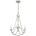 Feiss Maryville 3 Light Chandelier in Washed Grey