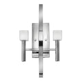 Quintiesse Mondo 2 Light Wall Light Polished Chrome